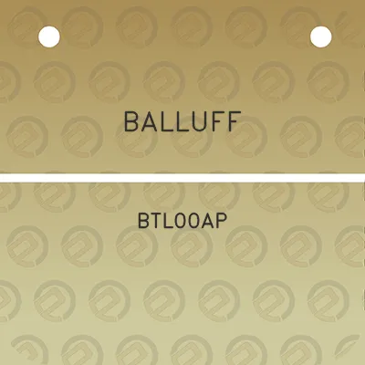 balluff-btl00ap