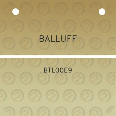 balluff-btl00e9