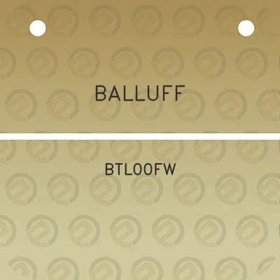 balluff-btl00fw