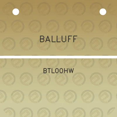 balluff-btl00hw