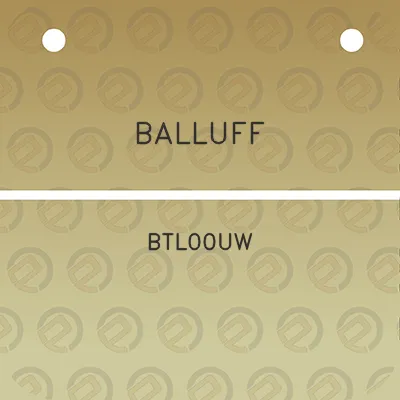 balluff-btl00uw