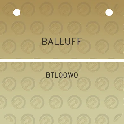 balluff-btl00w0