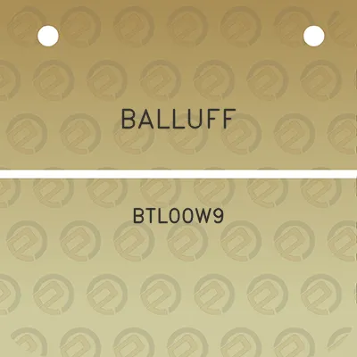 balluff-btl00w9