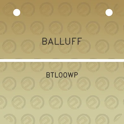 balluff-btl00wp