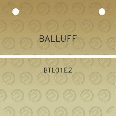 balluff-btl01e2