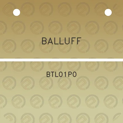 balluff-btl01p0