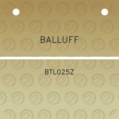 balluff-btl025z