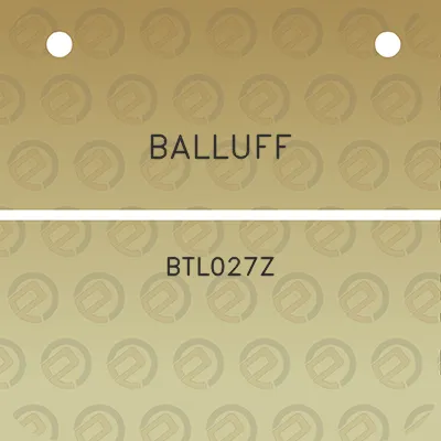 balluff-btl027z