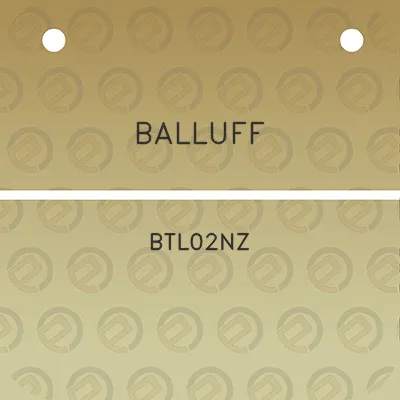 balluff-btl02nz