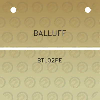 balluff-btl02pe