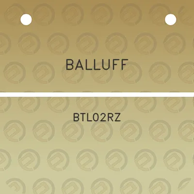 balluff-btl02rz