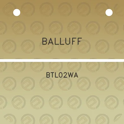 balluff-btl02wa