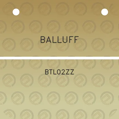 balluff-btl02zz