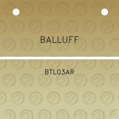 balluff-btl03ar