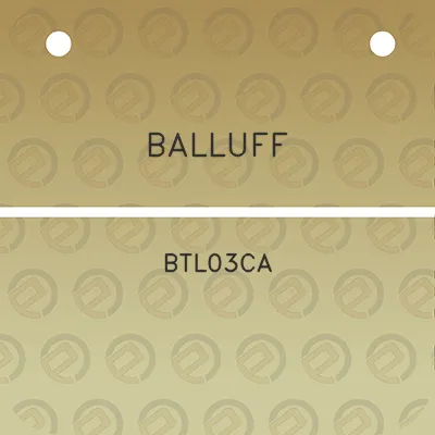 balluff-btl03ca