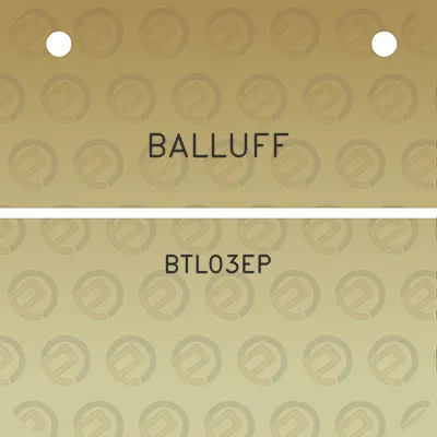 balluff-btl03ep