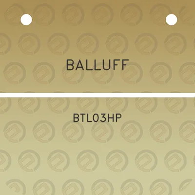 balluff-btl03hp