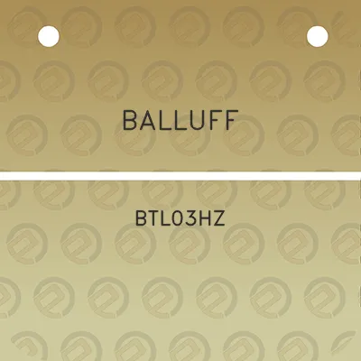 balluff-btl03hz