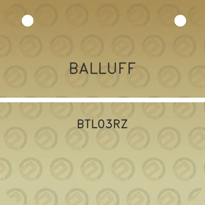 balluff-btl03rz