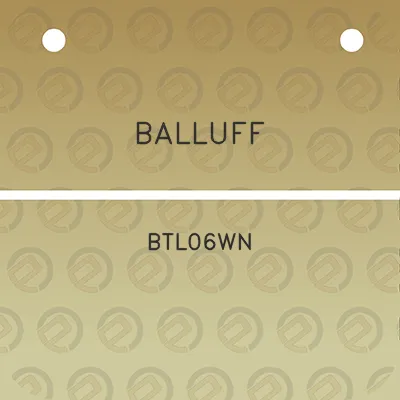 balluff-btl06wn