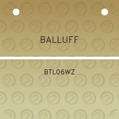 balluff-btl06wz