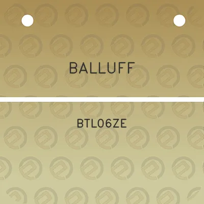 balluff-btl06ze