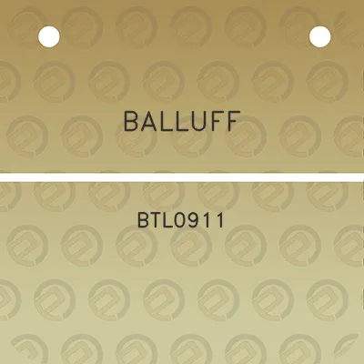 balluff-btl0911