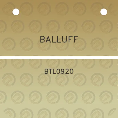 balluff-btl0920