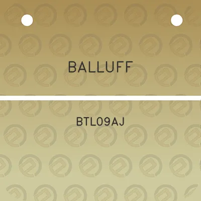 balluff-btl09aj