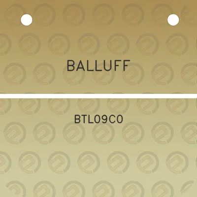 balluff-btl09c0