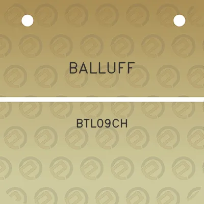 balluff-btl09ch