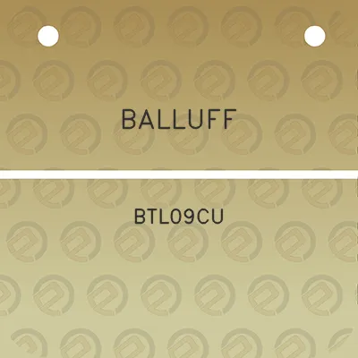 balluff-btl09cu