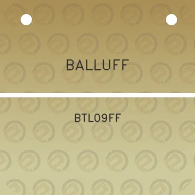 balluff-btl09ff