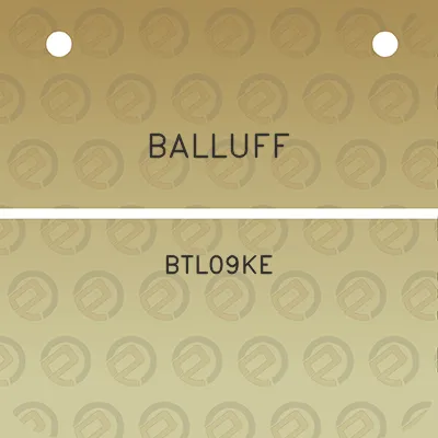 balluff-btl09ke