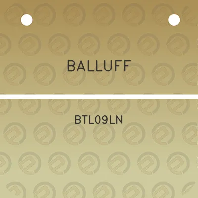 balluff-btl09ln