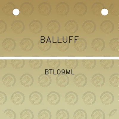 balluff-btl09ml