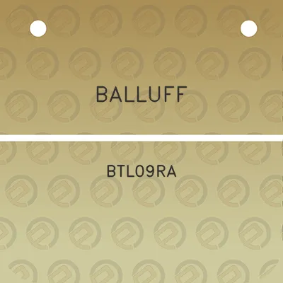 balluff-btl09ra