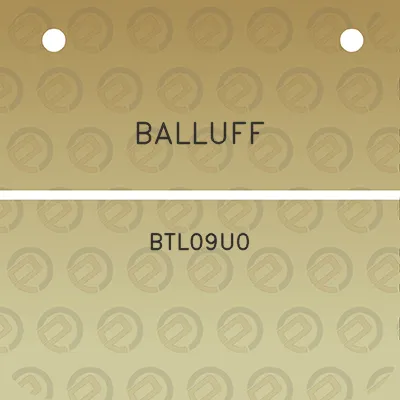 balluff-btl09u0