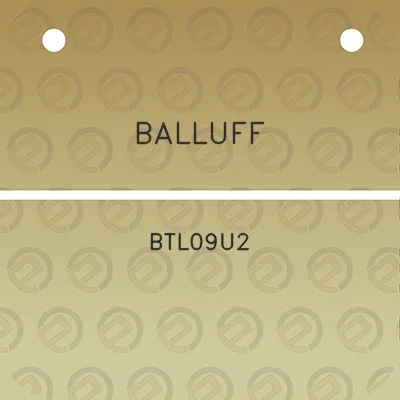 balluff-btl09u2