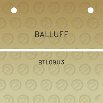 balluff-btl09u3