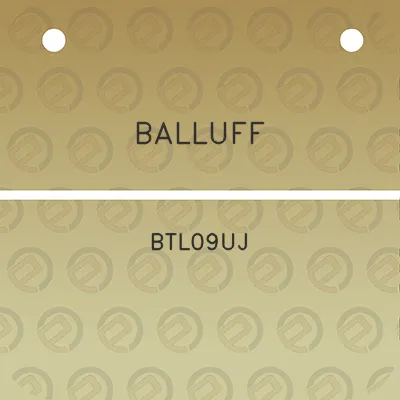 balluff-btl09uj