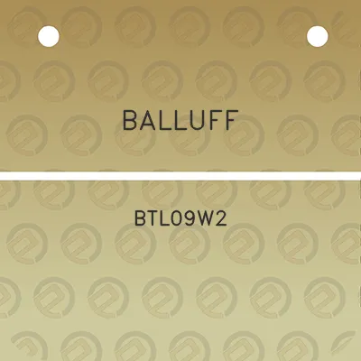 balluff-btl09w2