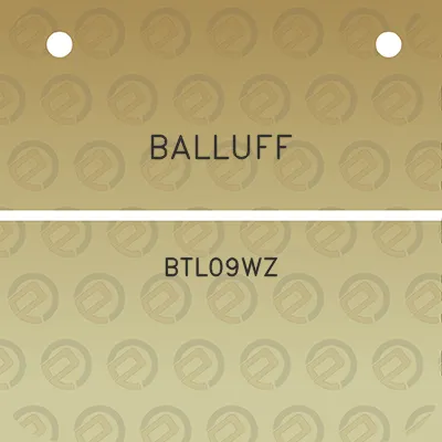 balluff-btl09wz