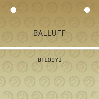 balluff-btl09yj