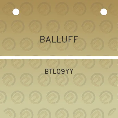 balluff-btl09yy