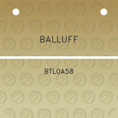 balluff-btl0a58