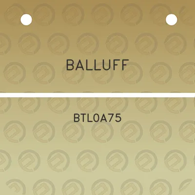 balluff-btl0a75