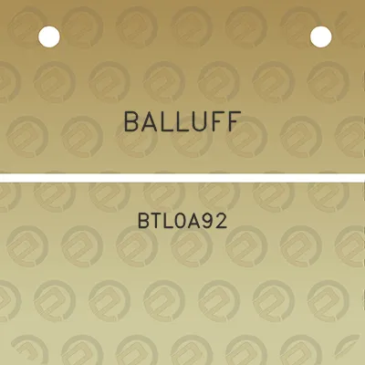 balluff-btl0a92