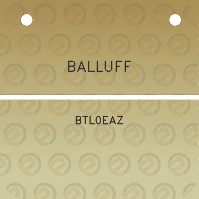 balluff-btl0eaz