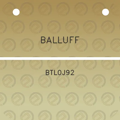 balluff-btl0j92